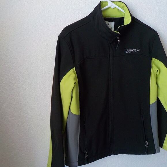 Magellan Outdoor Sports Black Jacket ColorBlock Full Zip Kid Size Large (14-16) - Picture 2 of 8